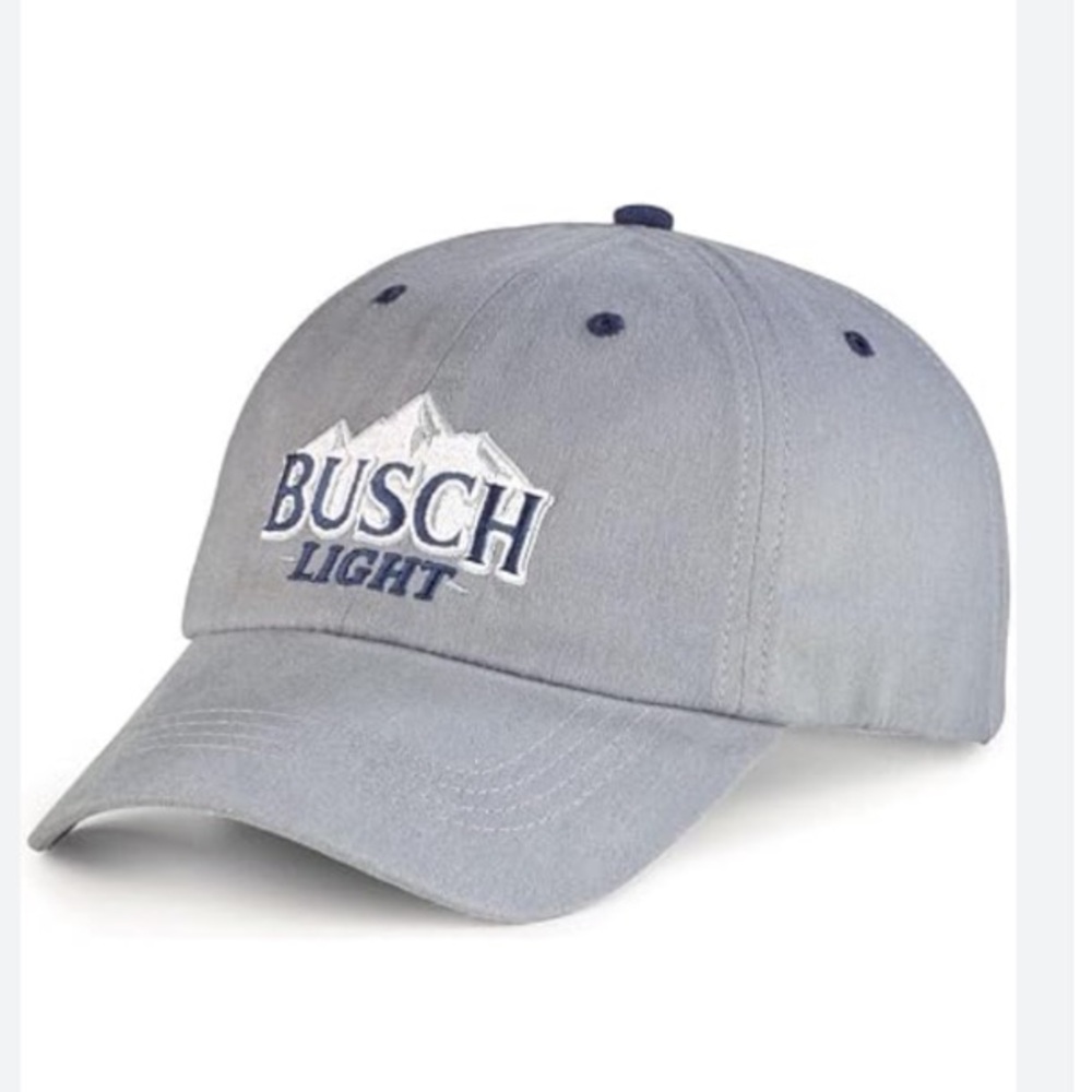 New!! Busch Light Signature Logo Stitched Adjustable Hat